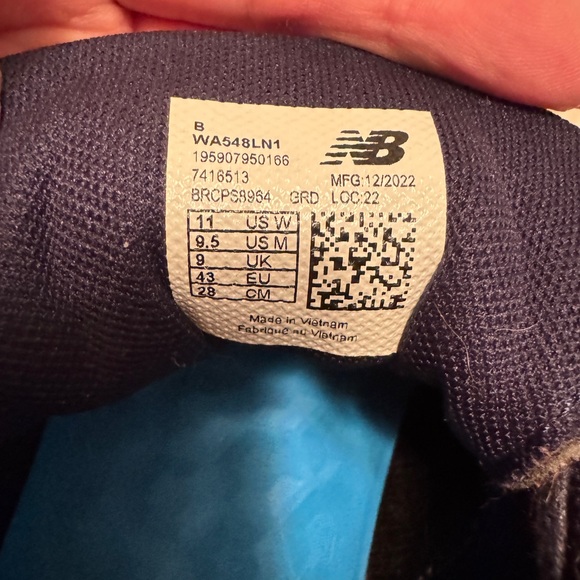New Balance 548v1 Navy blue womens size 11 - Picture 10 of 10